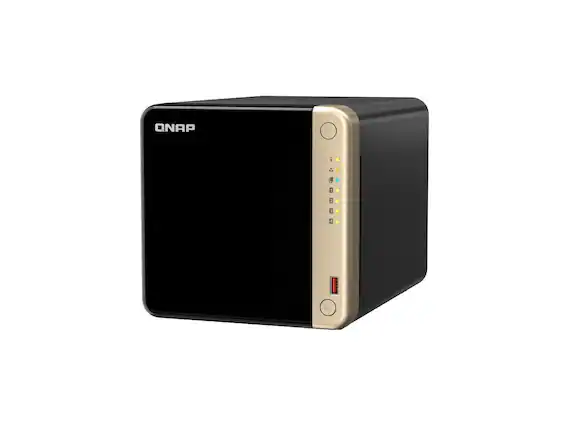 Front. QNAP - QNAP TS-464-8G-US 4-Bay Diskless Storage System TS-464-8G-US - Unknown.