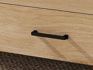 Alt View 9. Bestier - Lift-Top Coffee Table with Hidden Storage, 3 Drawers, Spacious Countertop and Sturdy Wood Legs - wooden.