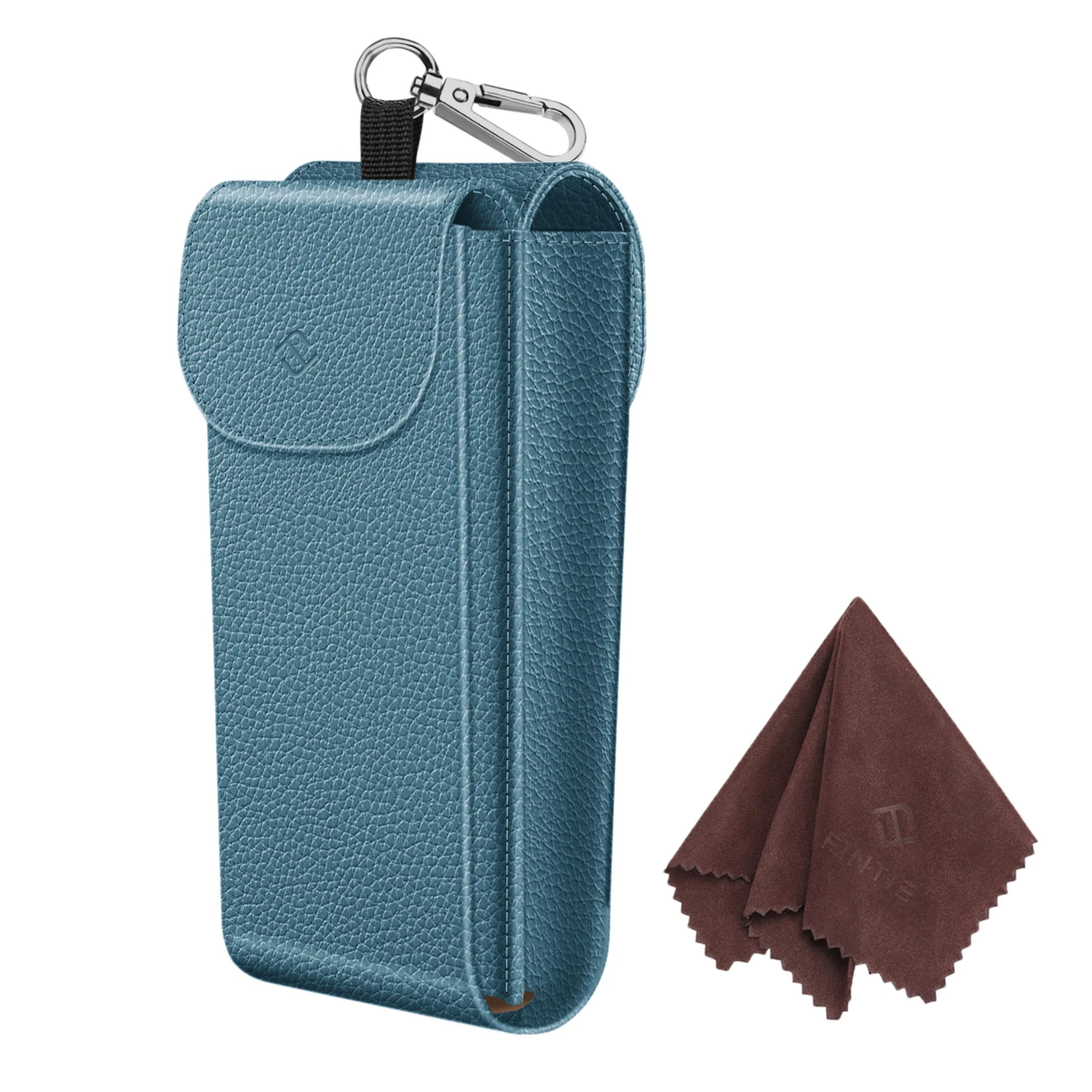 Kitcheniva - Portable Double Glasses Sunglasses Case Pouch With Carabiner Hook - Ocean Blue price history on PriceWatchPro