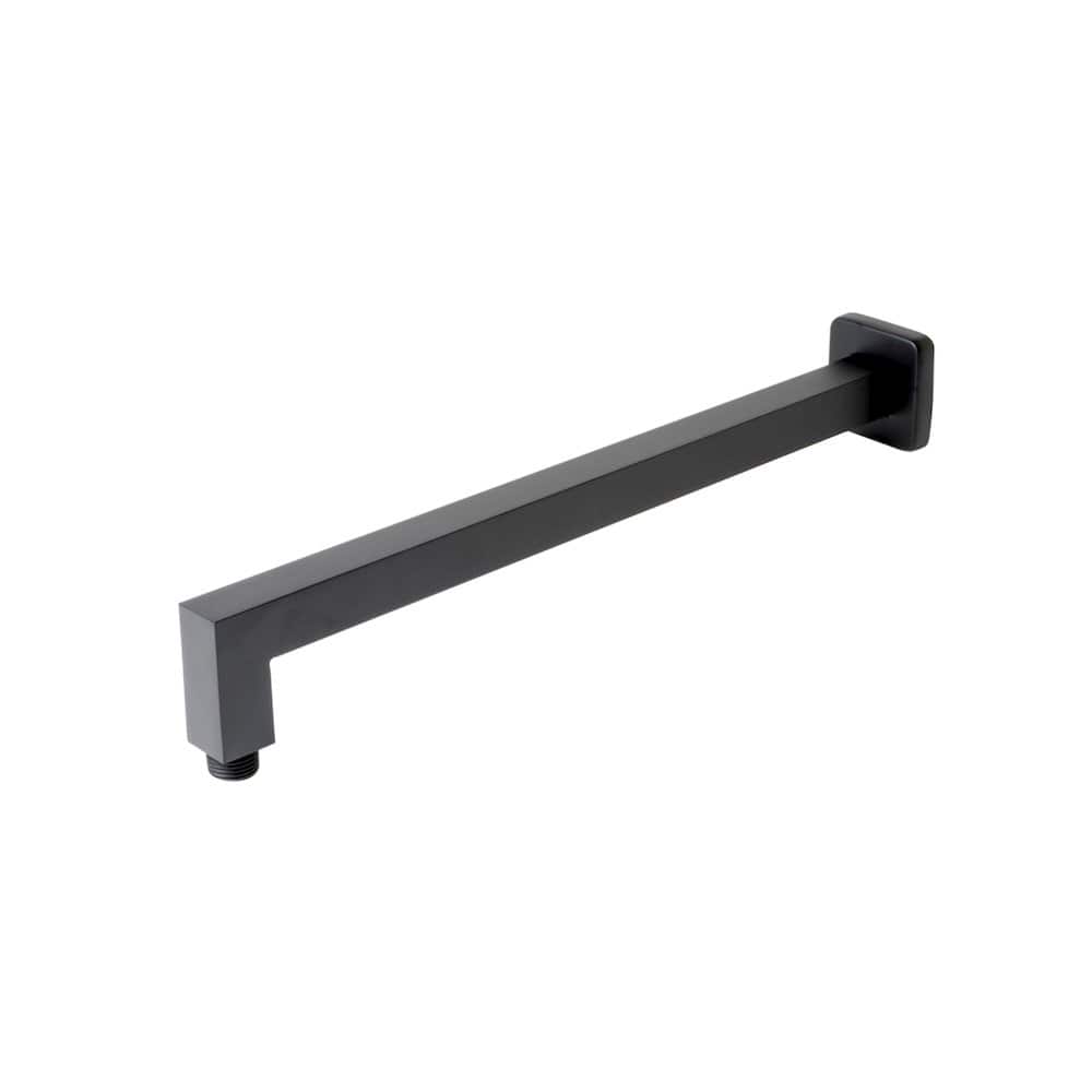 Alfi - Matte 16" Square Wall Shower Arm - Black