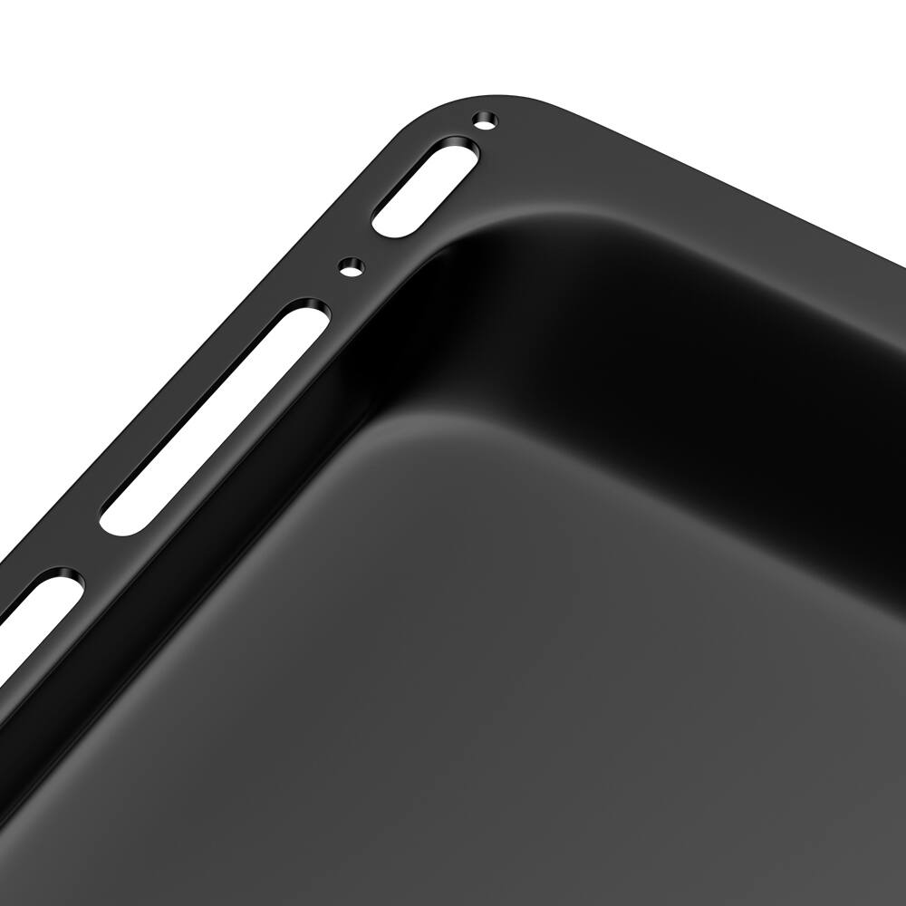 Alt View 4. Empava - 24-inch Premium Porcelain Baking Sheet – Only works with EMPV-24WOE40L - Black.