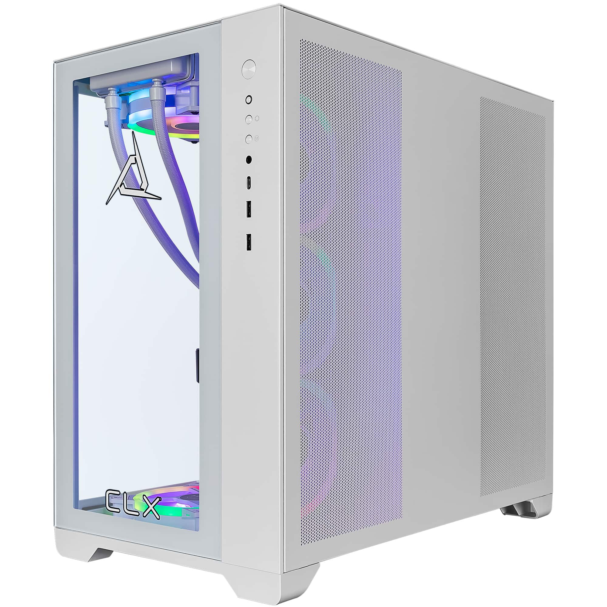 Ryzen7 7800X3D RTX 5070Ti ホワイトミドルタワー RGB All White Gaming PC Build Ryzen 7 7800X3D RTX 5070 Ti Lian