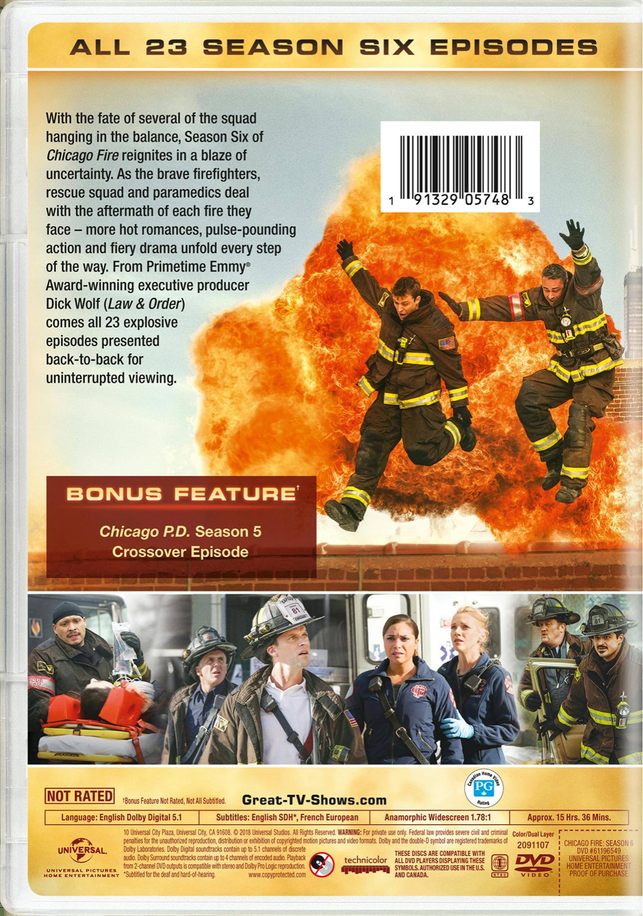 Angle. Chicago Fire: Season Six [DVD].