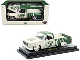 M2 - 1973 Chevrolet Cheyenne 10 Pickup Truck "Quaker State" Limited Edition to 9600 pieces Worldwide 1/24 - Beige and Green