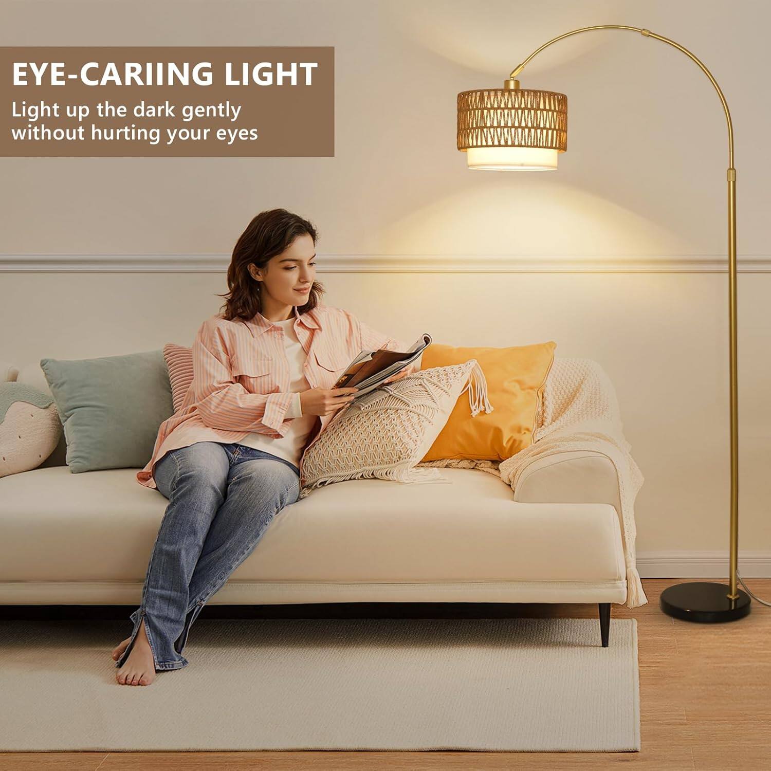 EYE-CARING LIGHT  
Light up the dark gently without hurting your eyes