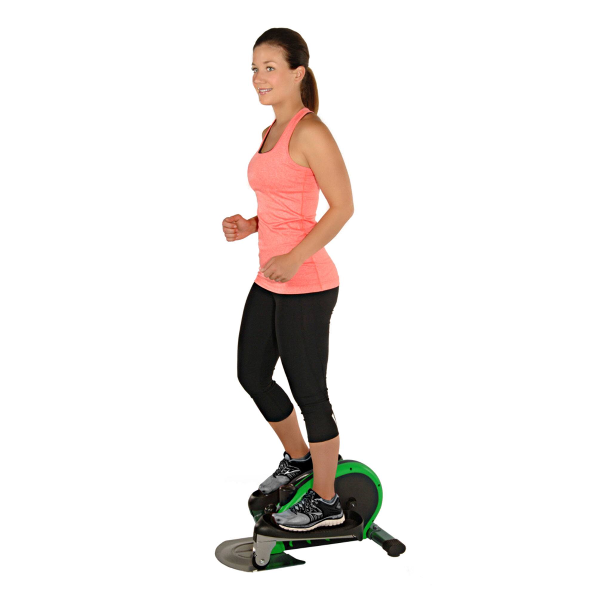 Alt View 8. Stamina Products - Stamina Inmotion E1000 Compact Lower Body Cardio Workout Strider Machine, Green - Black/Green.