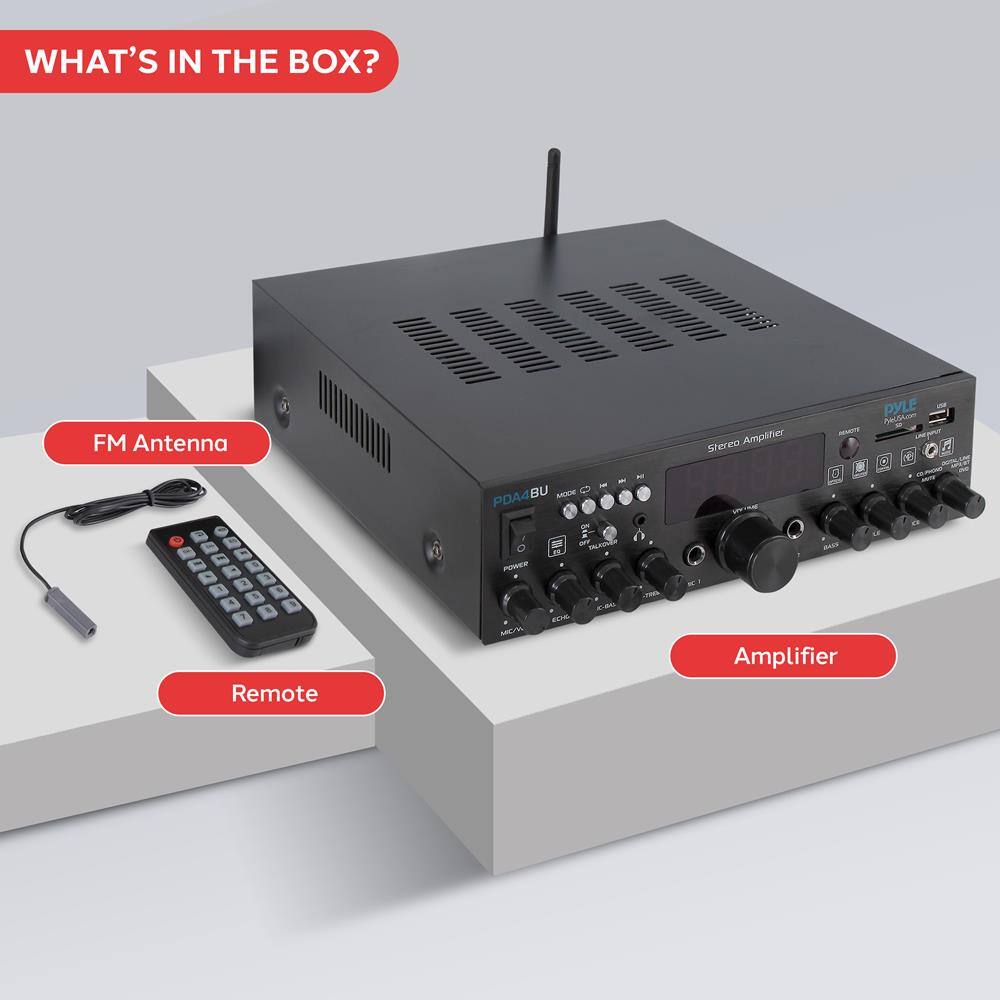 WHAT'S IN THE BOX?

FM Antenna

Remote

Amplifier