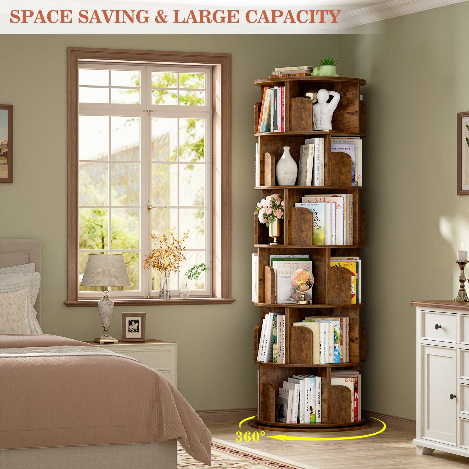 SPACE SAVING & LARGE CAPACITY

360°