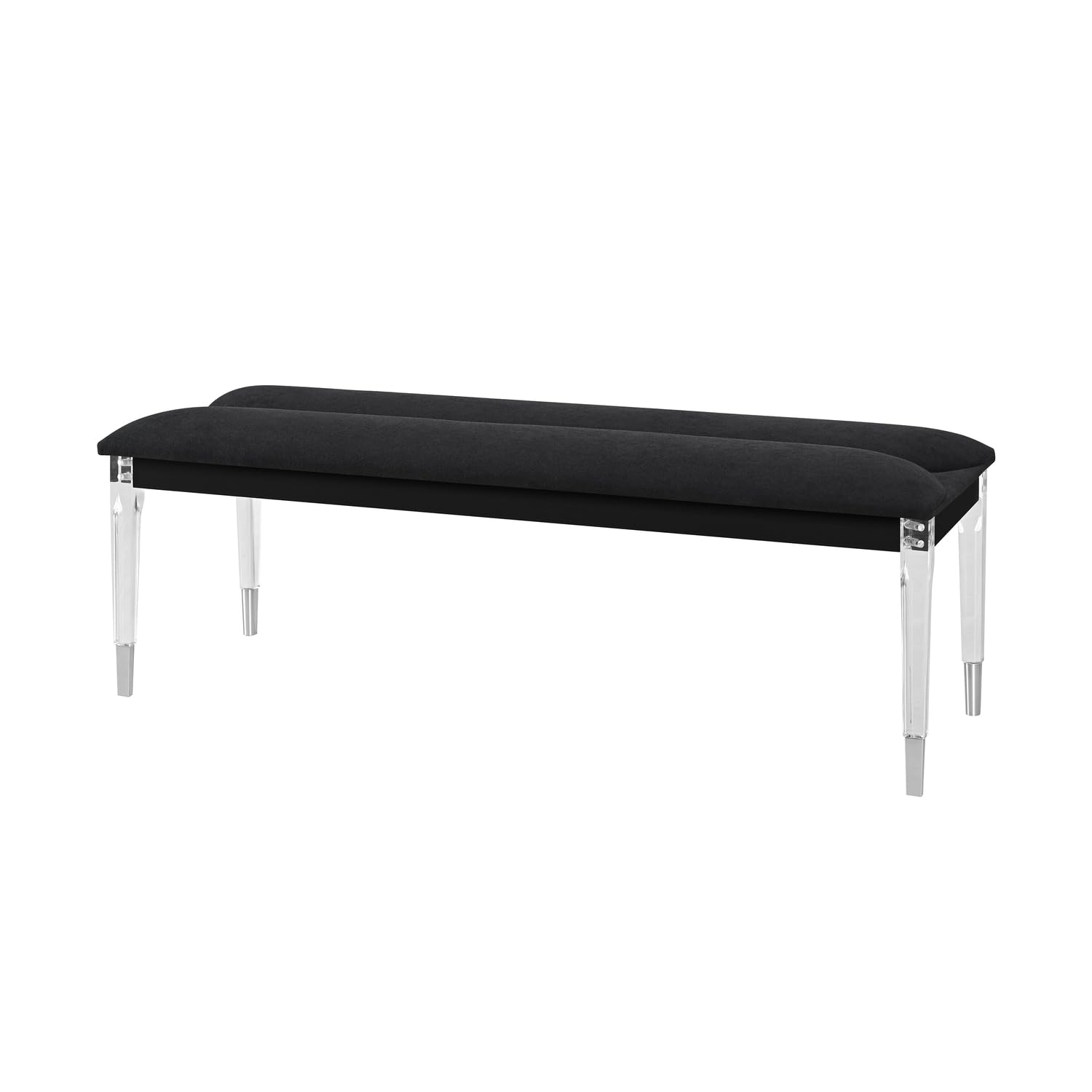 Angle. Global Furniture USA - Lando Black Bedroom Accessory - Black.