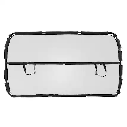 Front. VEVOR - Dog Car Barrier, 56" Wide Car Divider for Front Seats Installation, Vehicle Pet Barrier with See Through Net Mesh.