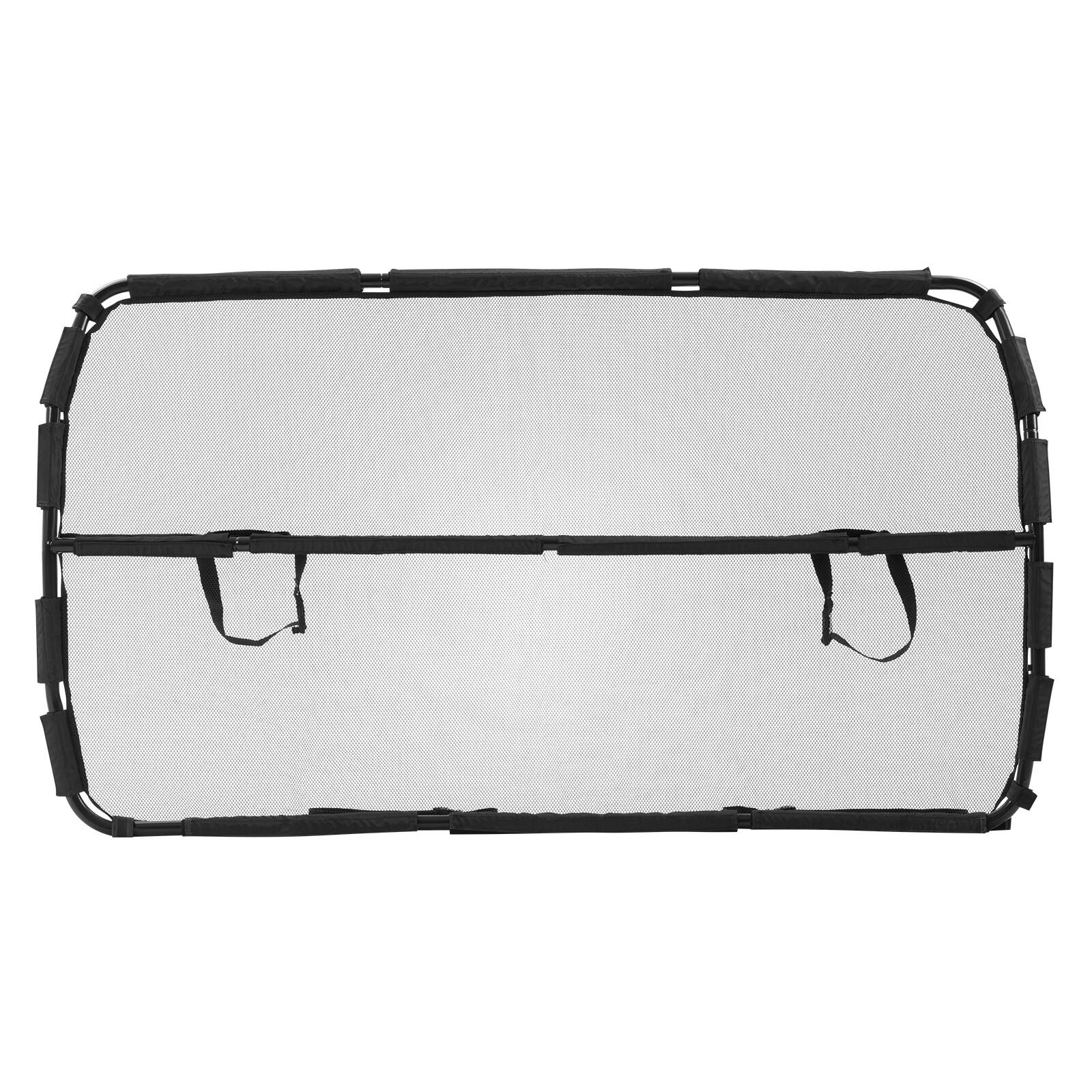 Front. VEVOR - Dog Car Barrier, 56" Wide Car Divider for Front Seats Installation, Vehicle Pet Barrier with See Through Net Mesh.