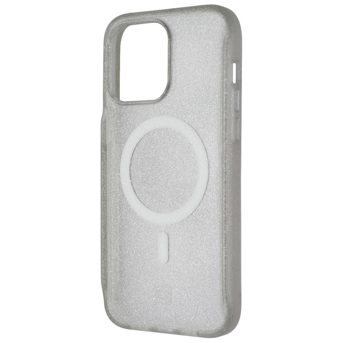 Incipio - AeroGrip Case for MagSafe for Apple iPhone 15 Pro Max - Glitter - Clear