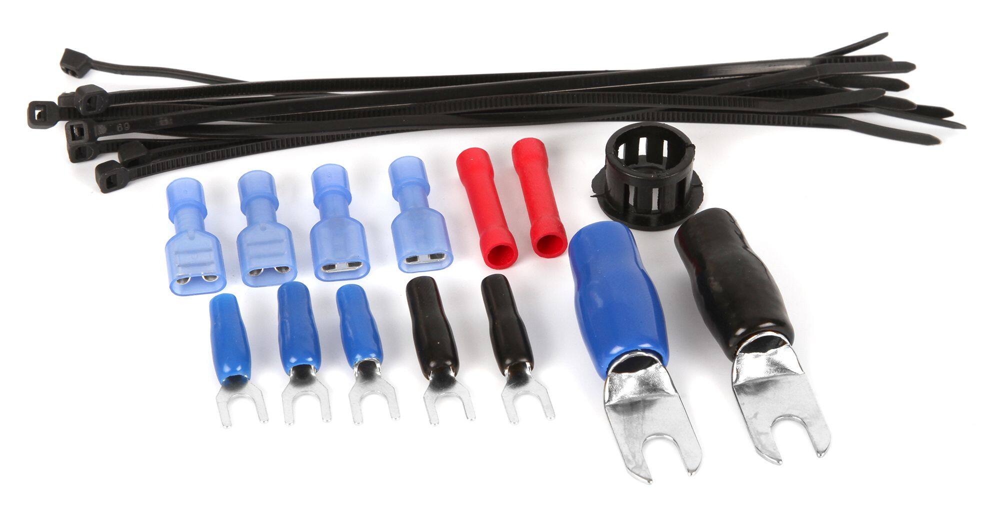 Alt View 9. NVX - XKIT46 True 4 Gauge AWG 100% OFC Complete Amplifier Wiring Kit with 5/6-Channel RCA Cable.