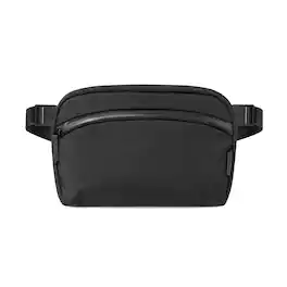 ALPAKA - Flight Sling 2L Lightweight Packable Travel Sling Bag with Tablet Sleeve and Detachable Strap - Black/Grey Axoflux 400D