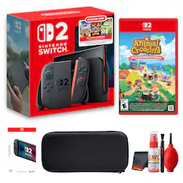 Switch 2 Choose Your Game Bundle Console + Animal Crossing: New Horizons + More