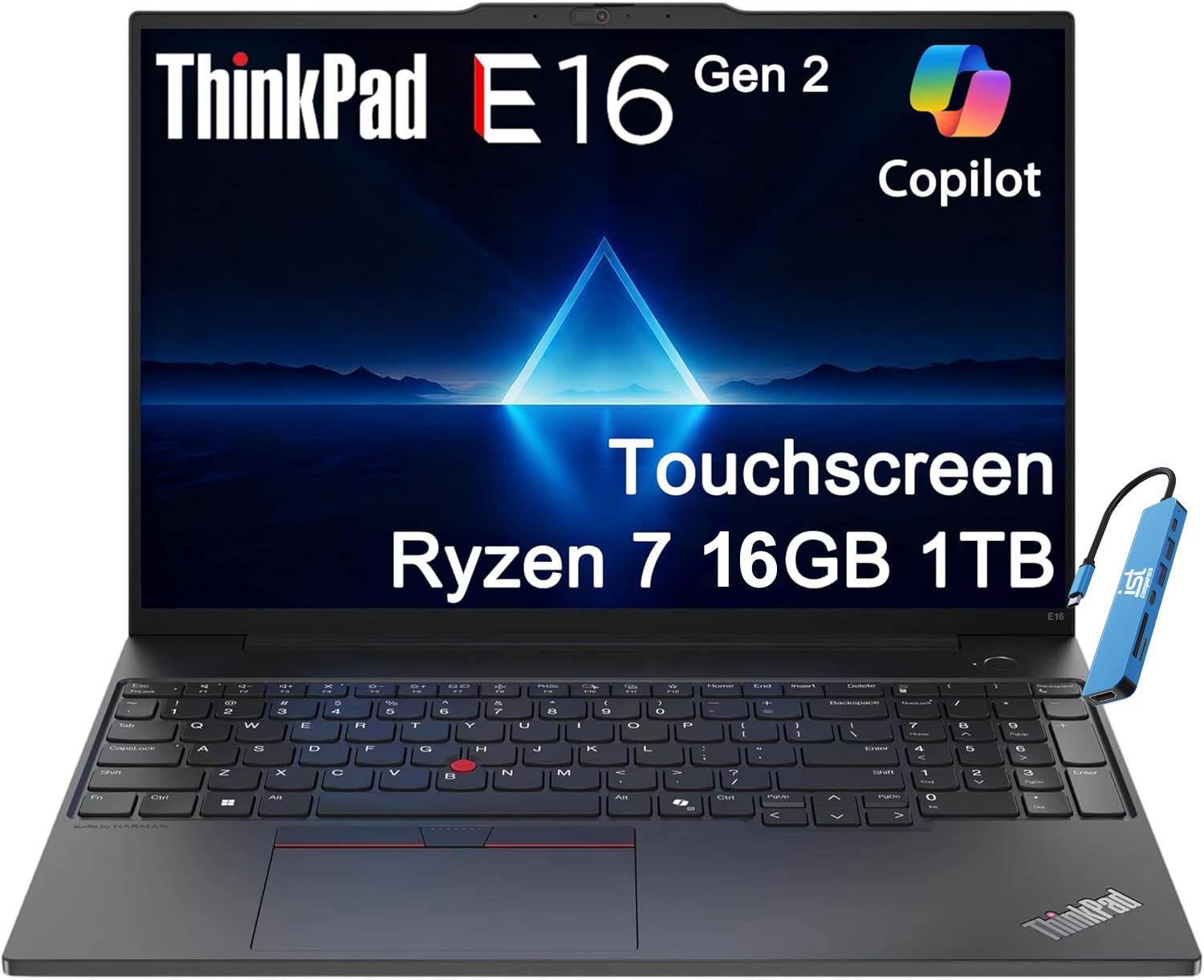 ThinkPad E16 Gen 2  
Copilot  
Touchscreen  
Ryzen 7 16GB 1TB