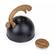 Alt View 2. Elle Decor - 3Quart Black Whistling Tea Kettle with Heat Resistant Handle, Tapered Marble Finish Stovetop & Gas Tea Kettle - Black.