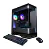 Front. CyberPowerPC - Gaming Desktop - AMD Ryzen 5 8400F - NVIDIA GeForce RTX 3050 6GB - 16GB DDR5 - 1TB PCIe 4.0 SSD Storage - Black.