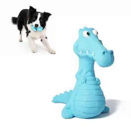 PawsPik - Dragon Natural Rubber Dog Chew Toy - Blue