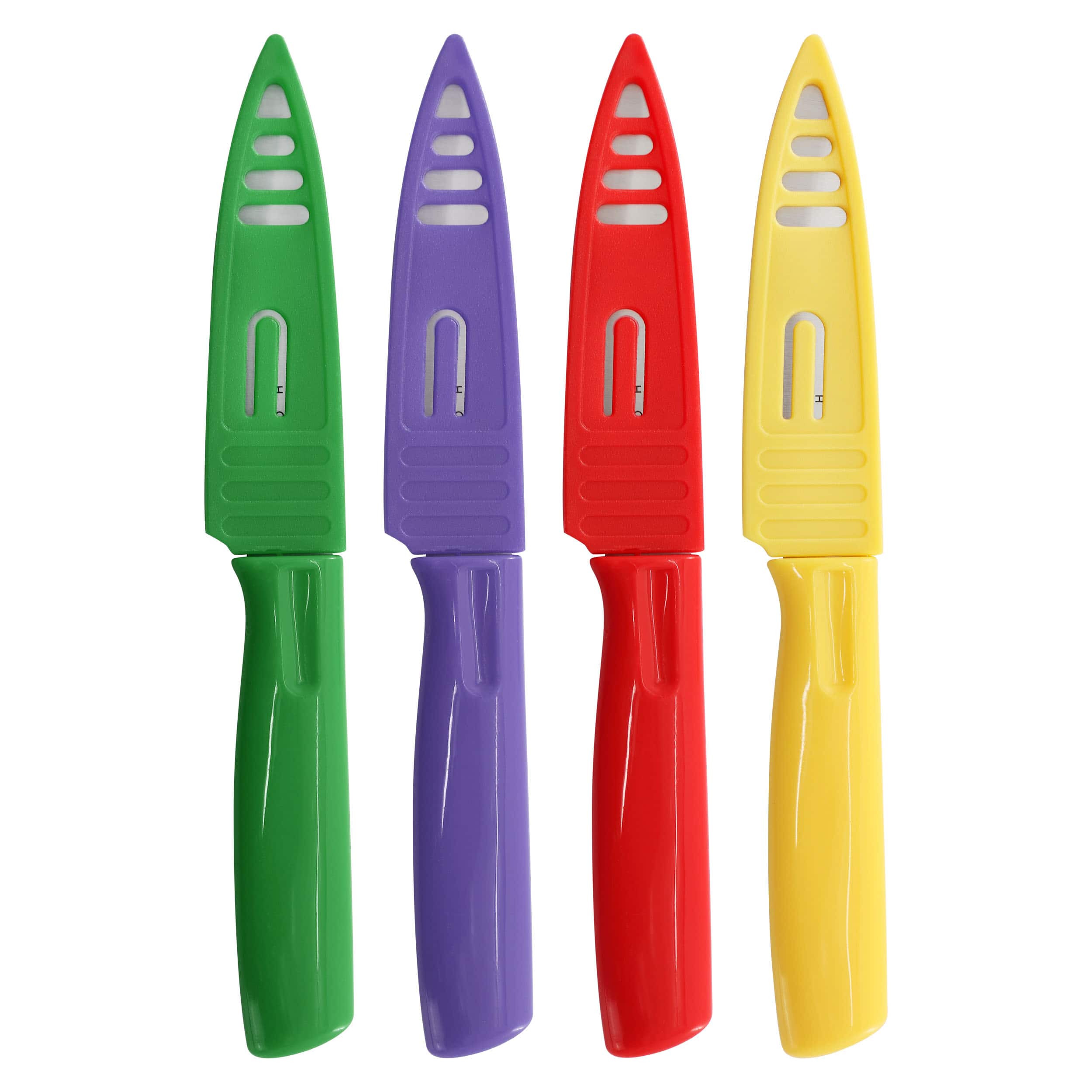 Gibson - Colorsplash 4 Piece Paring Knife Set