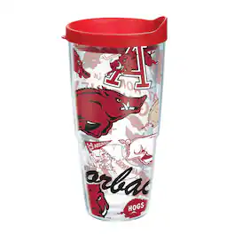 Tervis - Arkansas Razorbacks 24oz. All Over Classic Tumbler - Multicolor