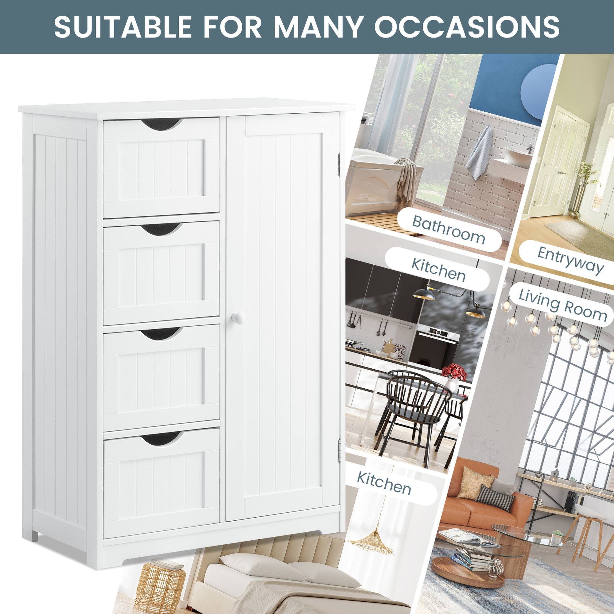 SUITABLE FOR MANY OCCASIONS

- Bathroom
- Kitchen
- Entryway
- Living Room
- Kitchen