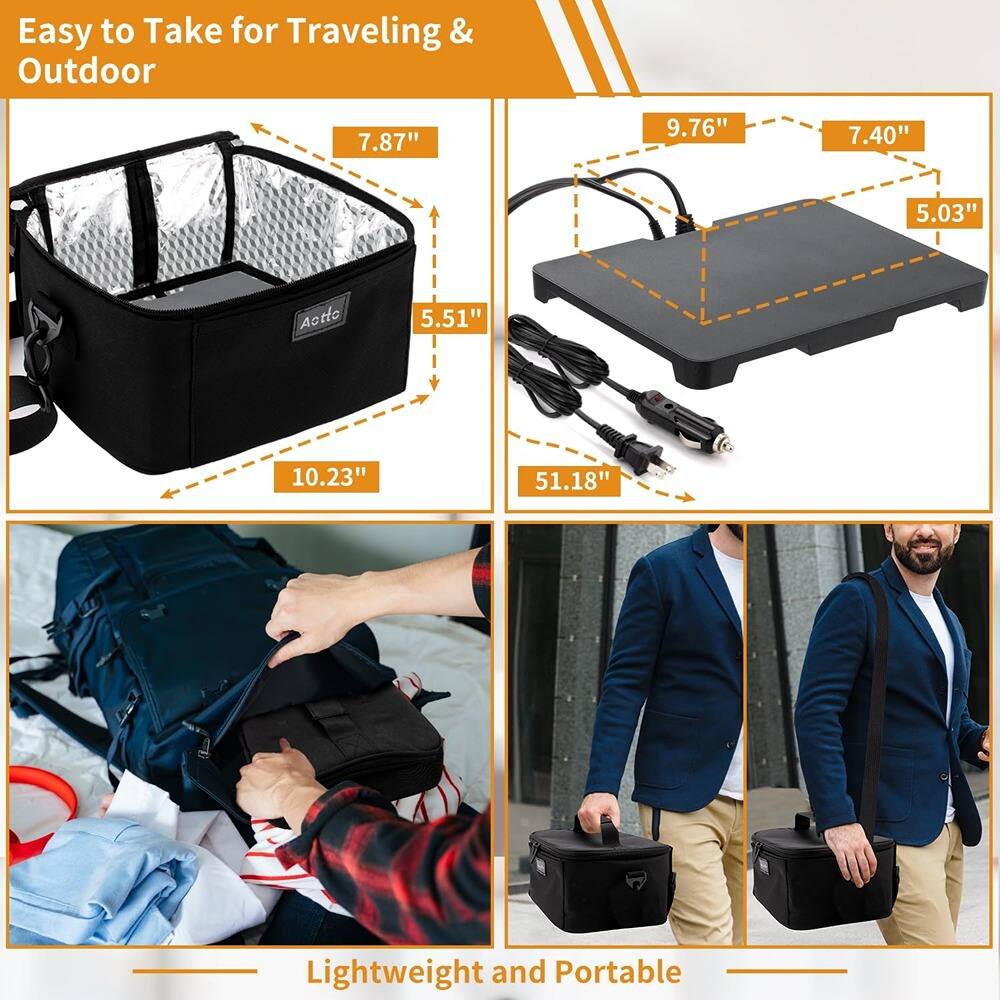 Easy to Take for Traveling & Outdoor

- 7.87"
- 5.51"
- 10.23"
- 9.76"
- 7.40"
- 5.03"
- 51.18"

Lightweight and Portable