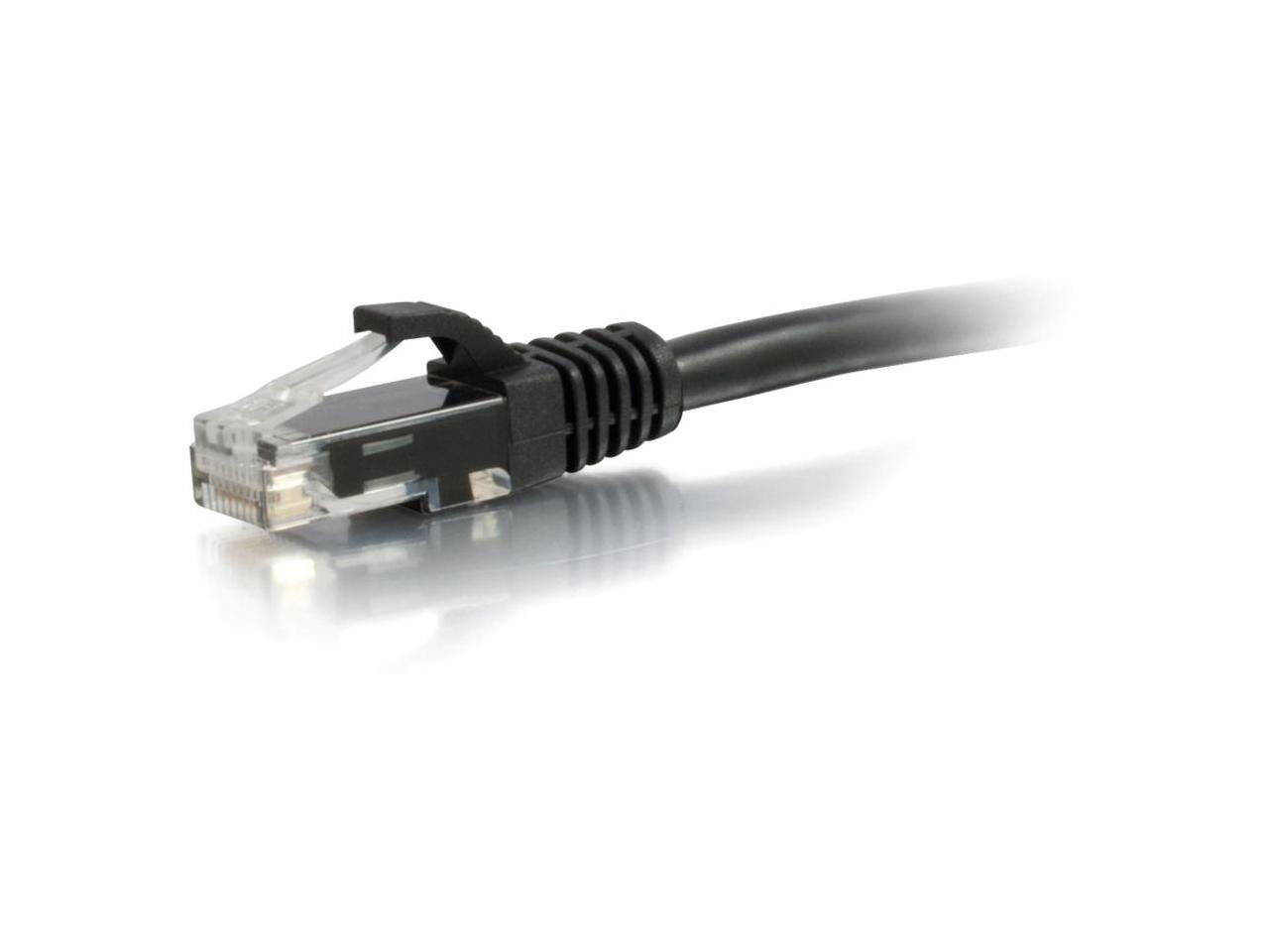 Alt View 7. Cables to Go - C2G 00723 C2G 1FT CAT6A SNAGLESS UNSHIELDED (UTP) NETWORK PATCH ETHERNET CABLE - BLACK - 1.