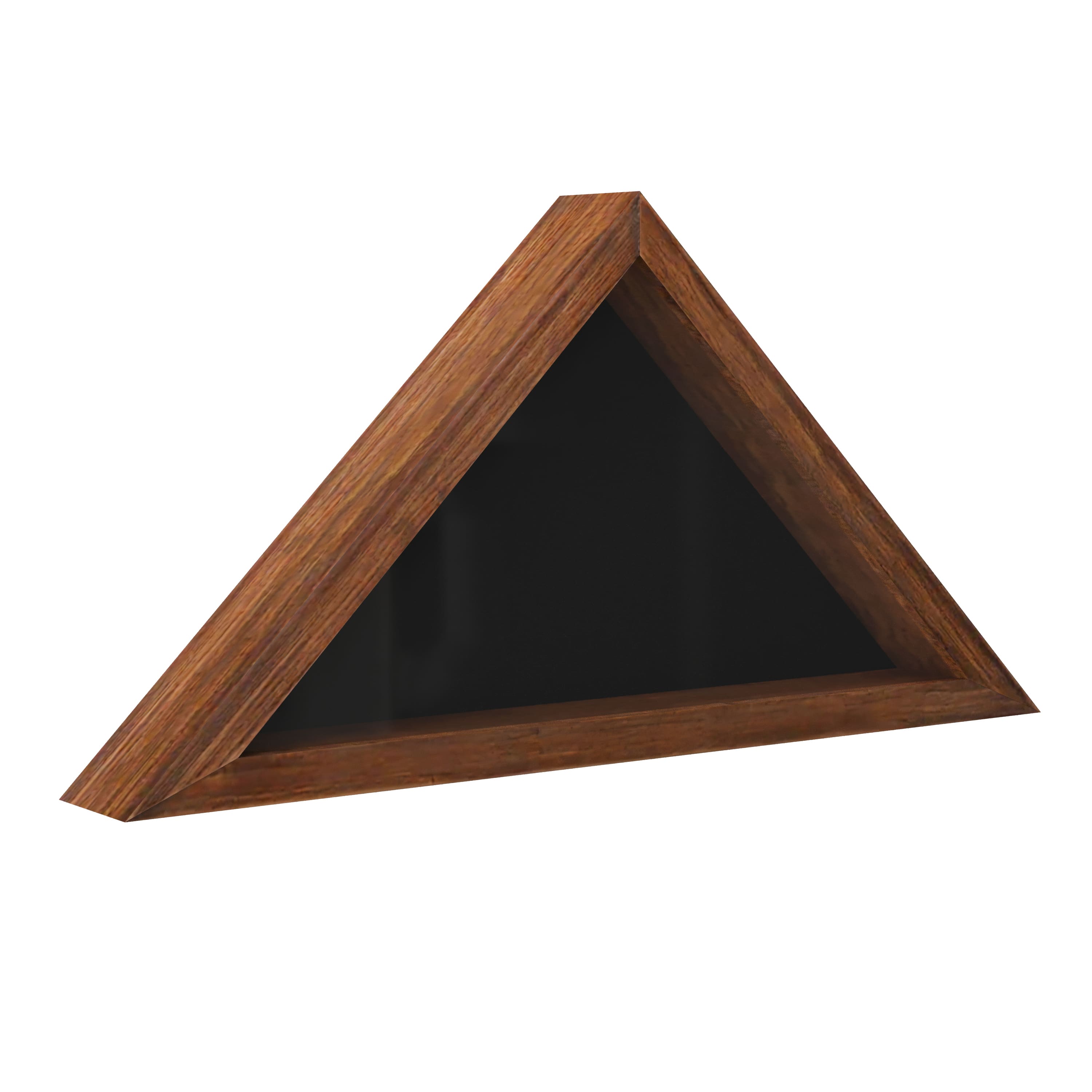 Photos - Other Decoration Oliver Emma +  - Norton Rustic Military Flag Shadow Box for 9.5' x 5' American Veteran Burial Flag - Wall Mount or Freestandi 
