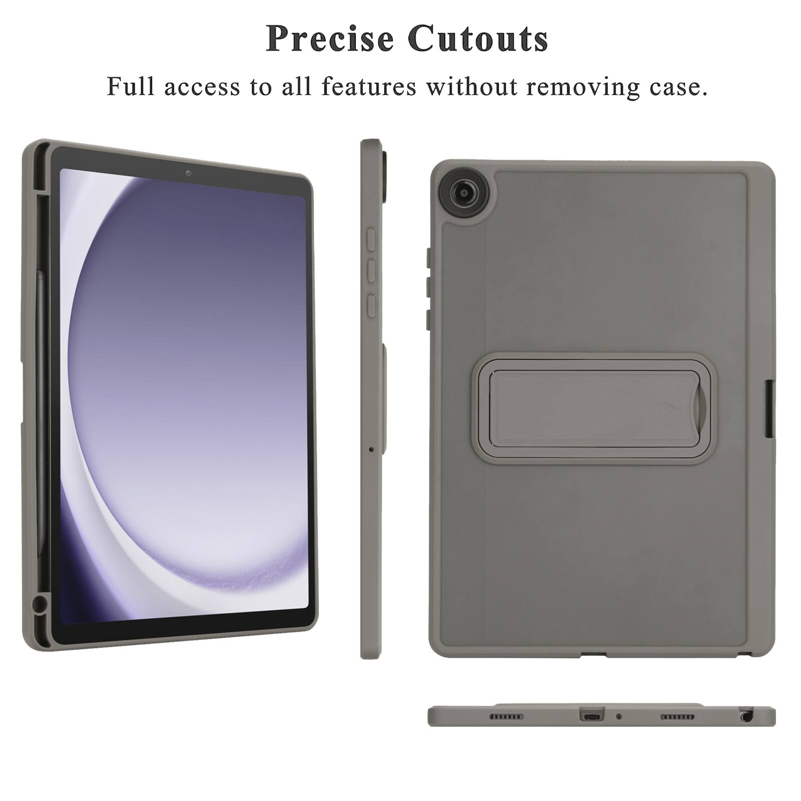Precise Cutouts  
Full access to all features without removing case.