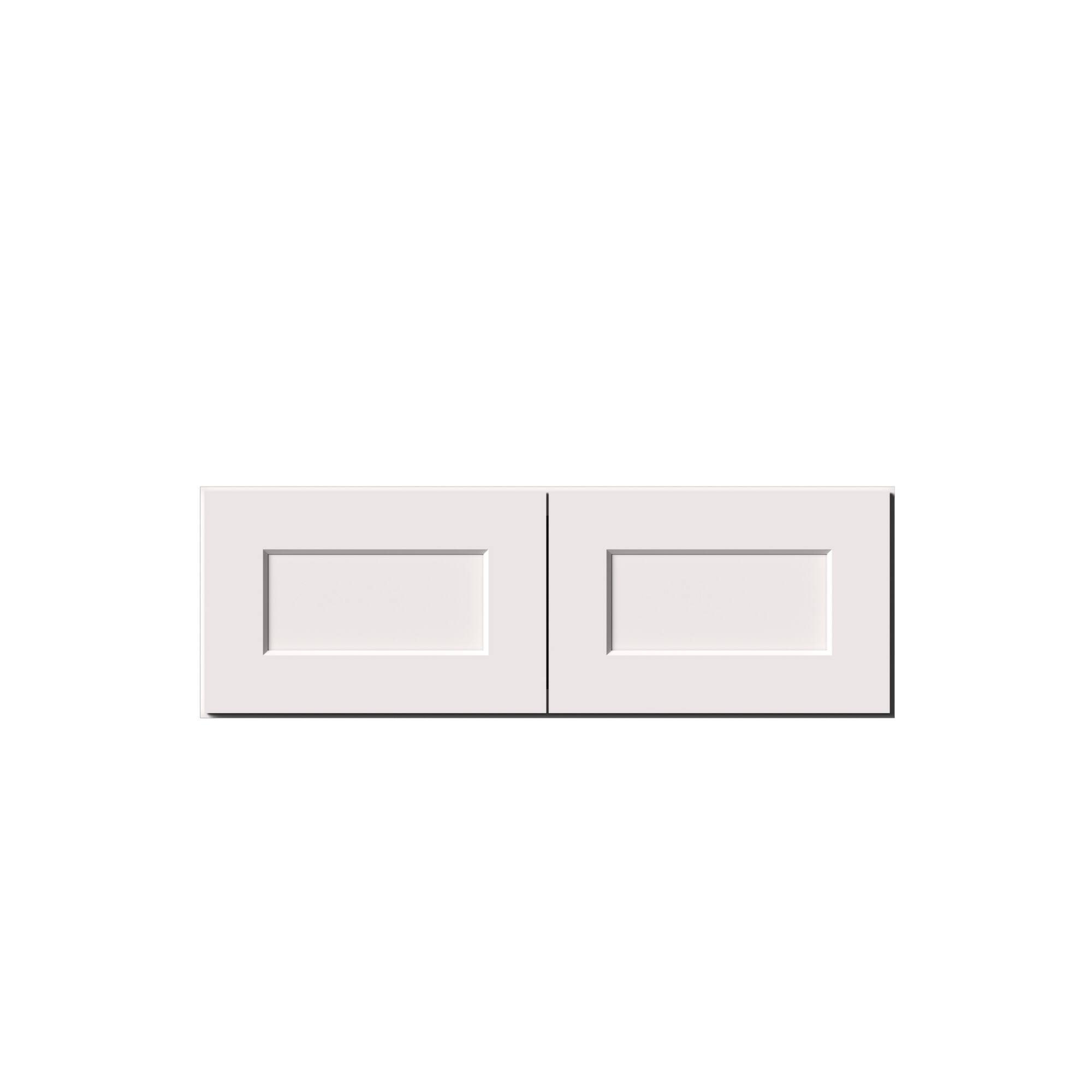 Alt View 1. Boyel Living - 36-in W x 12-in H x 27-in D Shaker RTA Kitchen Deep Wall Cabinet with Soft-Close - White Shaker.