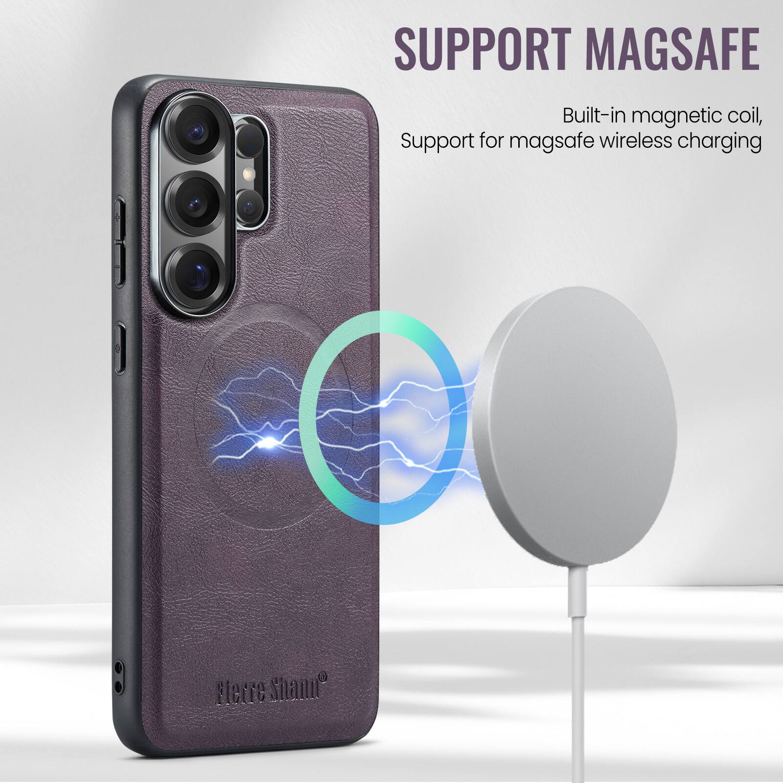 SUPPORT MAGSAFE

Built-in magnetic coil, Support for magsafe wireless charging