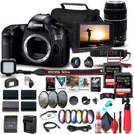 EOS 5DS DSLR Camera (Body Only) (0581C002) + Canon Lens Ultimate Bundle (International Version)