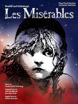 Hal Leonard - Les Misérables Vocal Selections Sheet Music Songbook – Claude-Michel Schönberg & Alain Boublil, PVG, 14 Songs, 84 Pages