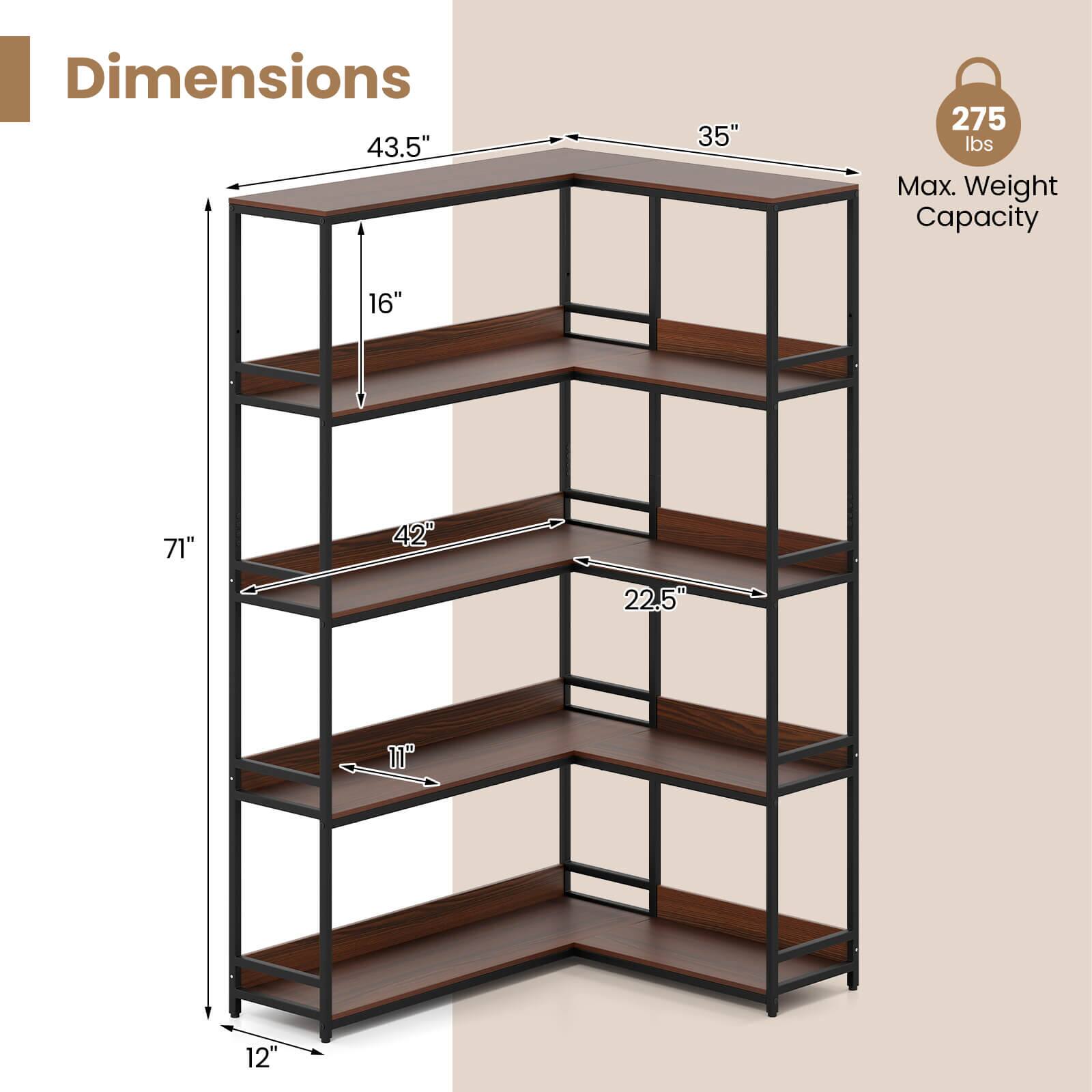 Dimensions: 43.5" x 35" x 275 lbs. Max. Weight Capacity: 16" x 71" x 42" x 22.5" x 11" x 12".