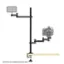 Left. Bower - Camera Desk Mount Stand - Black.