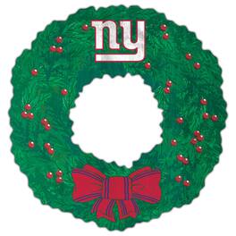 Fan Creations - New York Giants 16'' Team Wreath Sign - Green