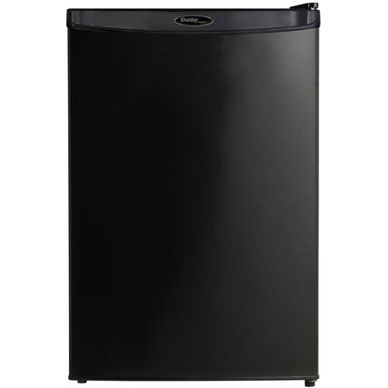 Front. Danby - Designer 4.4 cu. ft. Compact Fridge DAR044A4BDD - Black.