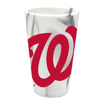 Front. WinCraft - Washington Nationals 16oz. Fashion Silicone Pint Glass - Multicolor.