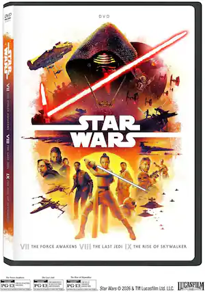 Front. Star Wars: Sequel Trilogy - DVD.