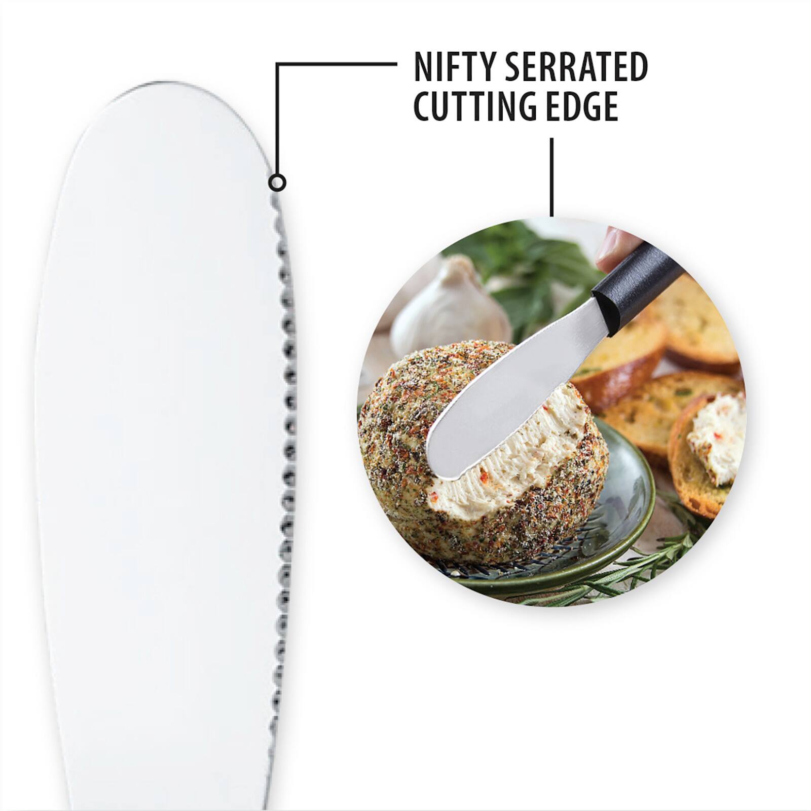NIFTY SERRATED CUTTING EDGE