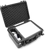 CASEMATIX - Waterproof Case for Starlink Mini Kit AC Dual Band Wi-Fi System and Accessories - Black