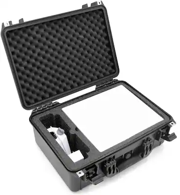 CASEMATIX - Waterproof Case for Starlink Mini Kit AC Dual Band Wi-Fi System and Accessories - Black