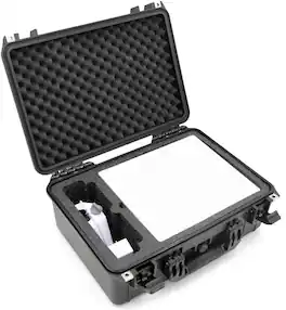 CASEMATIX - Waterproof Case for Starlink Mini Kit AC Dual Band Wi-Fi System and Accessories - Black