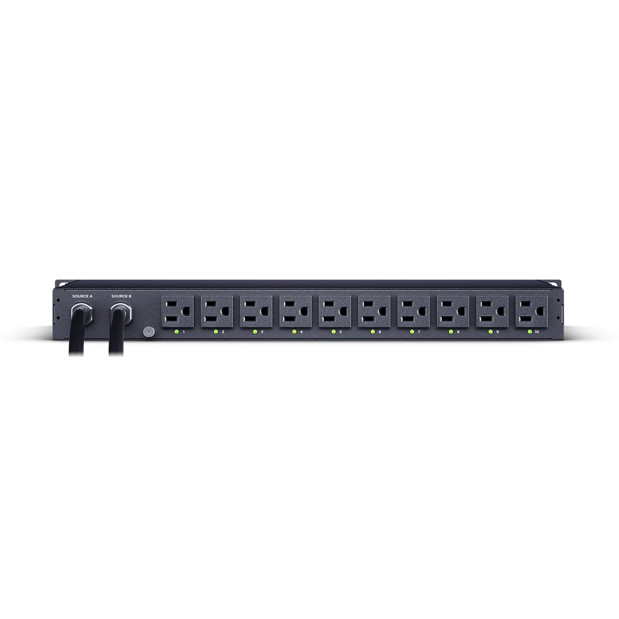 Back. CyberPower - PDU44001 15A Switched ATS PDU (Power Distribution Unit), 120V - Black.