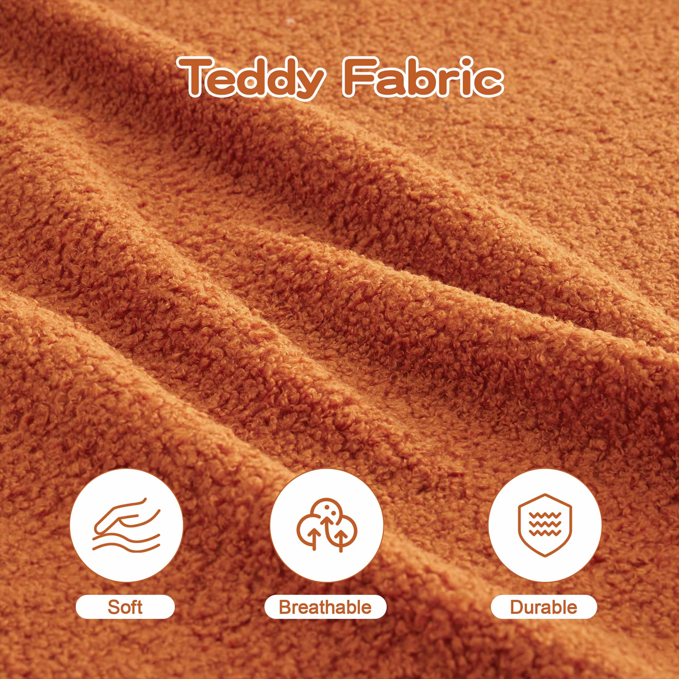 Teddy Fabric

- Soft
- Breathable
- Durable