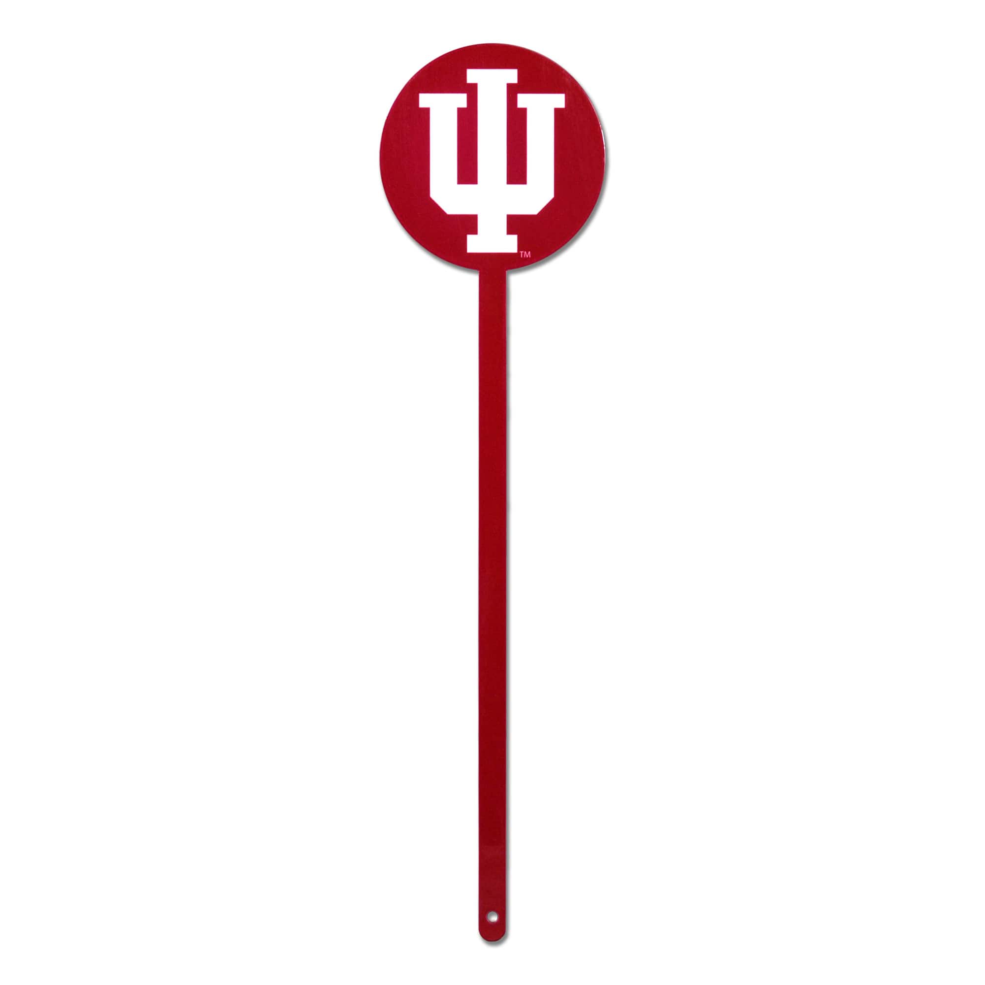 Authentic Street Signs - Indiana Hoosiers Laser-Cut Steel Garden Stake - Multicolor