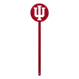 Authentic Street Signs - Indiana Hoosiers Laser-Cut Steel Garden Stake - Multicolor