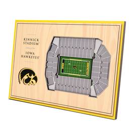YouTheFan - Iowa Hawkeyes 14'' x 10.5'' 3D StadiumViews Desktop Display - Brown