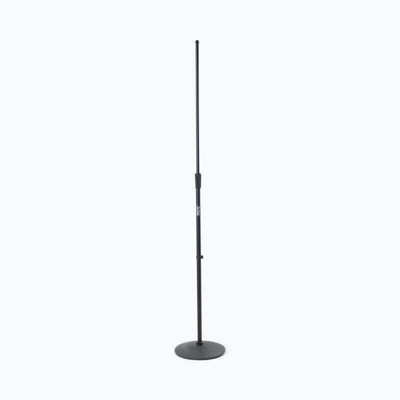 Front. On Stage Stands - On-Stage MS9210 Heavy-Duty Low Profile Microphone Stand with 10" Base - Black.